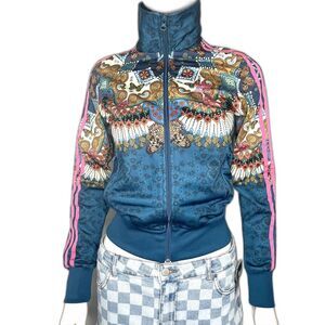 Adidas x Farm Rio Firebird Butterfly Mandala Trefoil Track Jacket Size XS
